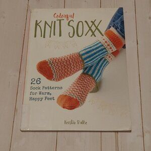 3/$13 Colorful Knit Soxx By Keratin Balke Adult Non Fiction Book